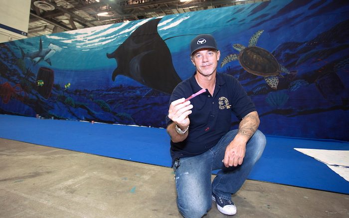 ADEX 2014 painting by marine life artist Wyland goes on sale