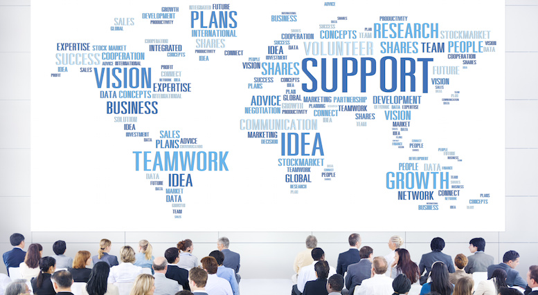Global Business People Conference Seminar Support Concept