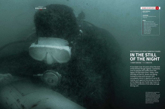 In the Still of the Night: Recovering UXO From Cambodia’s Rivers