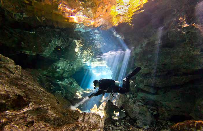 III. Exploring the Underwater Caves